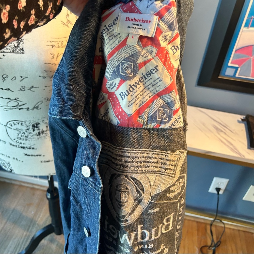Budweiser by Oliver Logan Trucker Denim Jacket - Picture 4 of 13